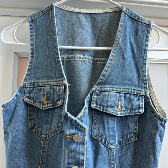 Denim Jean Dress - Picture 2 of 5
